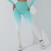 Fitness Sport Suits Yoga Leggings Color Gradient Pants - Image 6