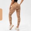 High Waisted Leggings for Women - Soft Slim Tummy Control Printed Pants for Running Cycling Yoga - Image 5