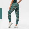 High Waisted Leggings for Women - Soft Slim Tummy Control Printed Pants for Running Cycling Yoga - Image 6