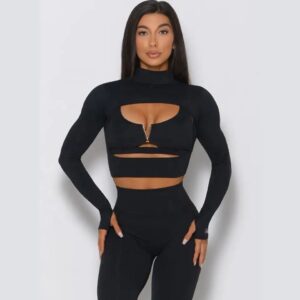 women clothing gym two piece fashion outdoor gym fitness wear