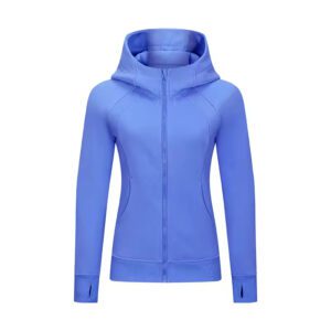 Long-Sleeve Waterproof Jackets Gym Hoodies With Zipper For Women Fitness Workout Yoga Sports Jacket