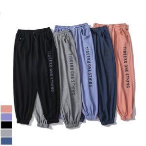 French terry sweatpants for men loose casual sweatpants